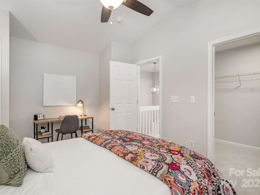 10231 Reindeer Way Lane, Charlotte, NC 28216.  MLS# CAR4288631, YatesRealty ID 33258. Upstairs 2nd Bedroom