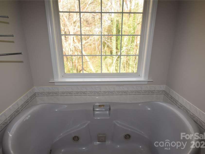 809 Pine Forest Road, Charlotte, NC 28214.  MLS# CAR4203407, YatesRealty ID 3326. View from jetted tub.