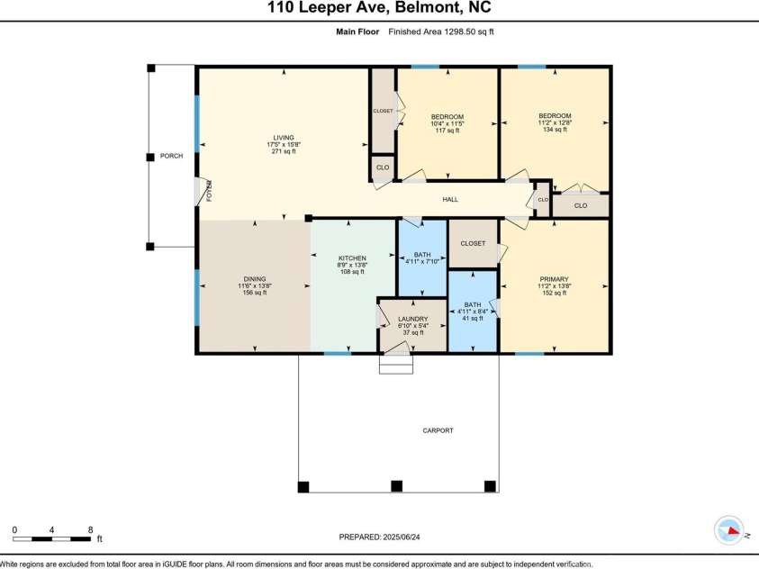 110 Leeper Avenue, Belmont, NC 28012.  MLS# CAR4274550, YatesRealty ID 33268. 