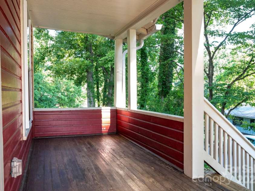54 Downing Street, Asheville, NC 28806.  MLS# CAR4274017, YatesRealty ID 33273. Inviting front porch is perfect place to greet neighbors