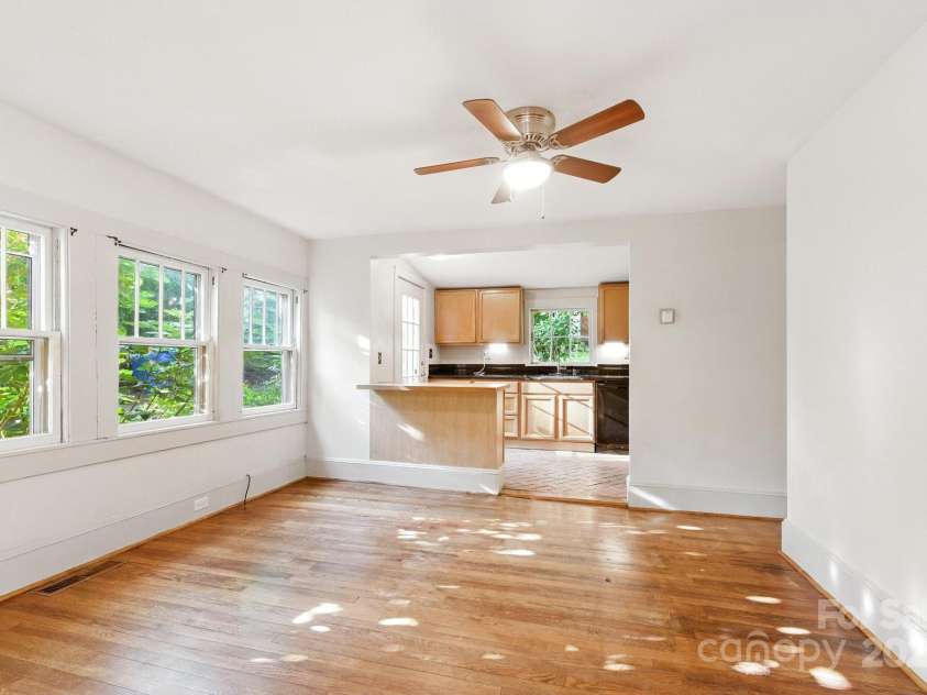 54 Downing Street, Asheville, NC 28806.  MLS# CAR4274017, YatesRealty ID 33273. Plenty of natural light (3-storm windows were added)