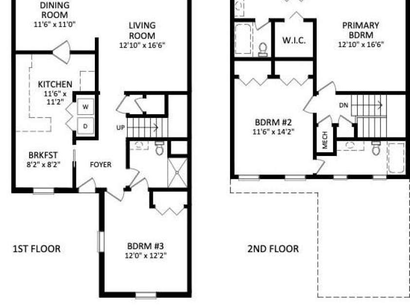 7417 Red Oak Lane, Charlotte, NC 28226.  MLS# CAR4348811, YatesRealty ID 33273. Floorplan