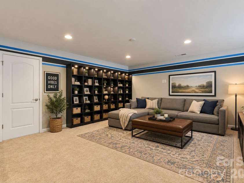 204 Hampton Trail Drive, Fort Mill, SC 29708.  MLS# CAR4350290, YatesRealty ID 33275. Staged spacious second-floor loft area featuring a versatile bonus room layout.