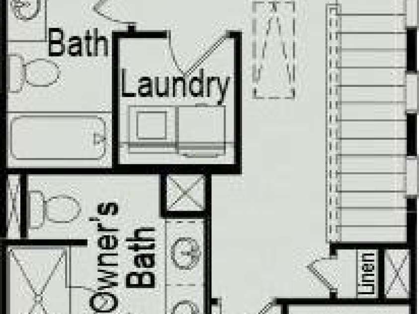 5640 Ringneck Road, Charlotte, NC 28216.  MLS# CAR4377315, YatesRealty ID 33281. Rutledge 2nd Floor Layout