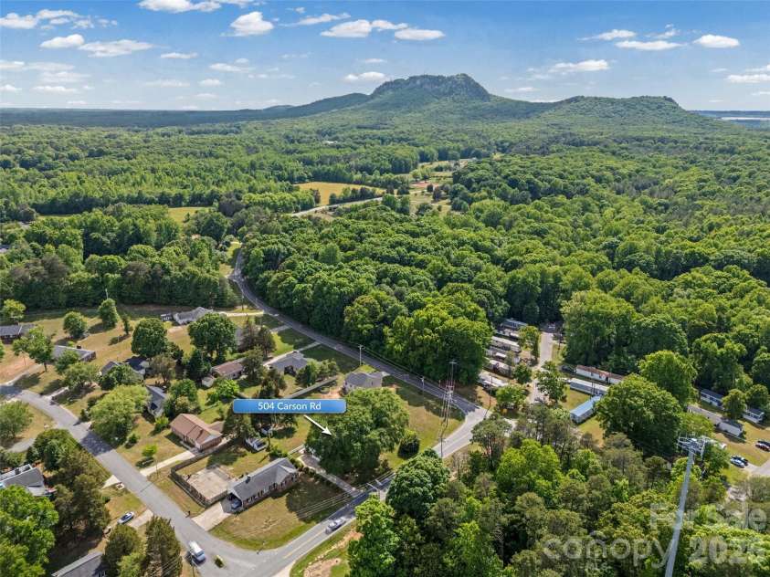 504 Carson Road, Gastonia, NC 28052.  MLS# CAR4377529, YatesRealty ID 33282. Arial View