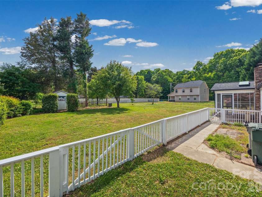 504 Carson Road, Gastonia, NC 28052.  MLS# CAR4377529, YatesRealty ID 33282. Backyard
