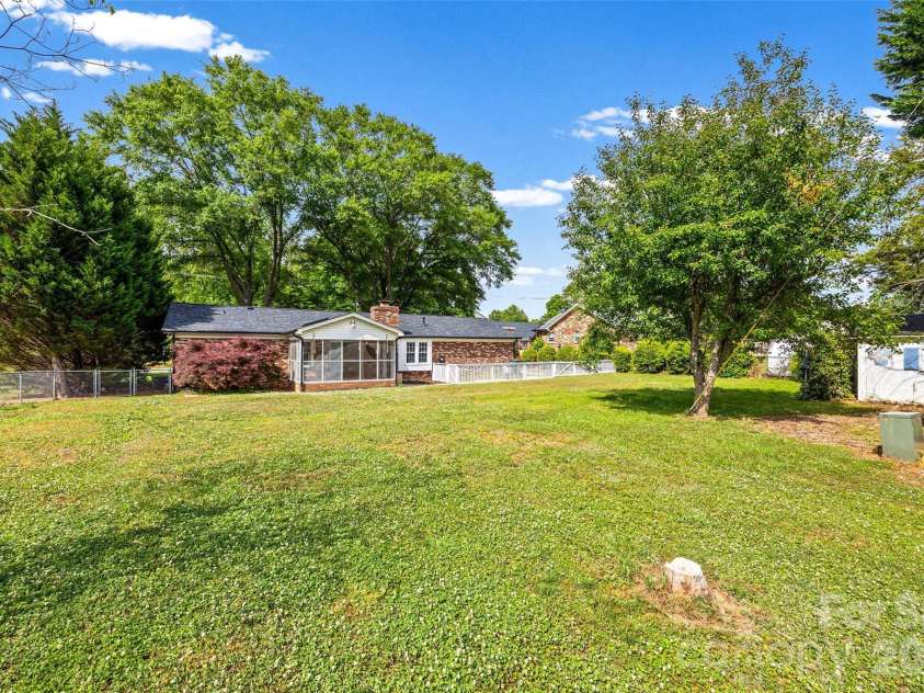 504 Carson Road, Gastonia, NC 28052.  MLS# CAR4377529, YatesRealty ID 33282. Backyard