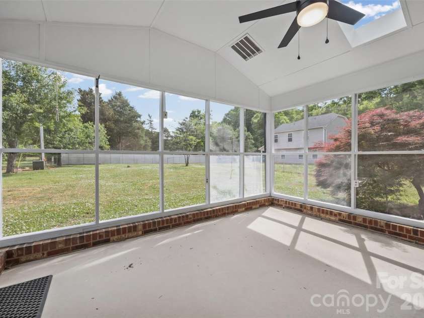 504 Carson Road, Gastonia, NC 28052.  MLS# CAR4377529, YatesRealty ID 33282. Screened Back Porch