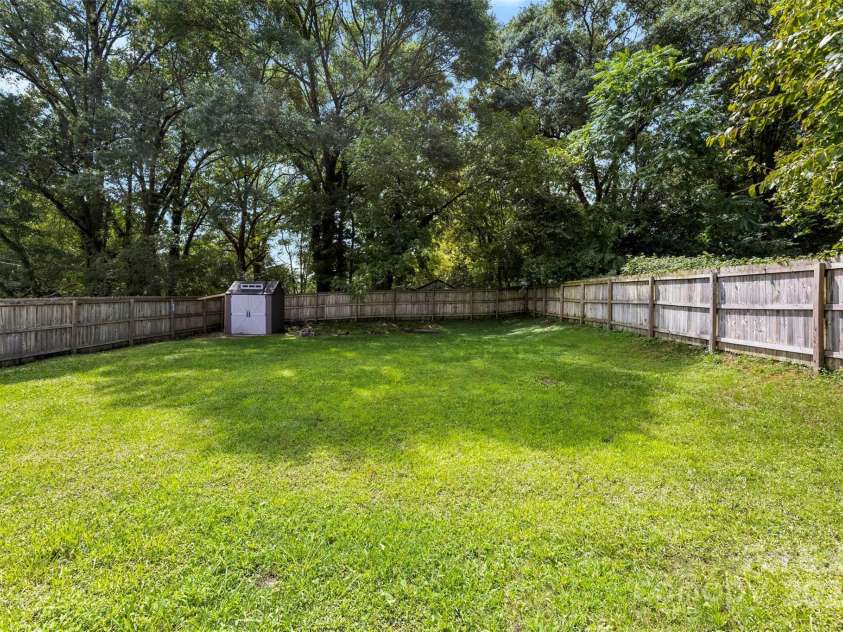 1305 Jay Avenue, Gastonia, NC 28052.  MLS# CAR4292383, YatesRealty ID 33290. Fenced Backyard, Shed to stay