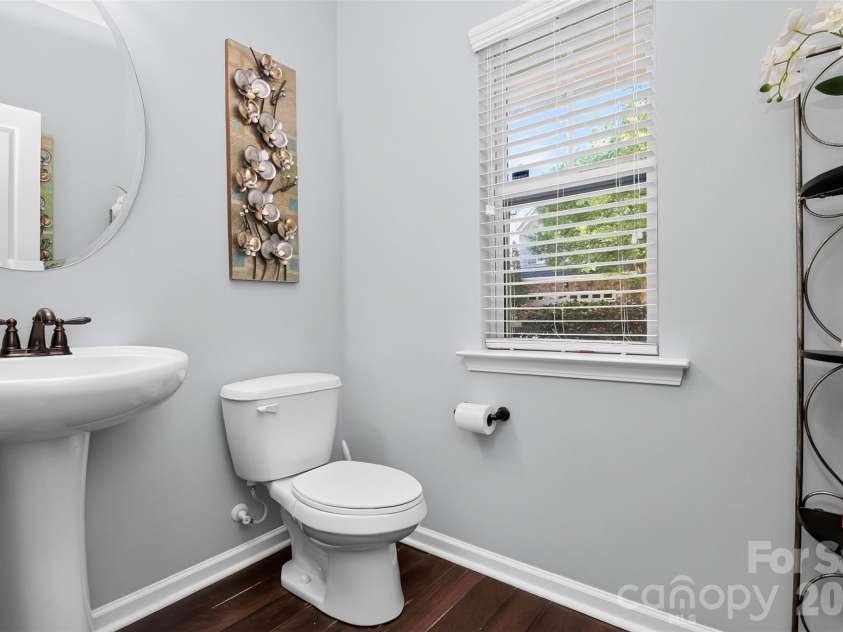 4540 Blackmuir Wood Circle, Charlotte, NC 28270.  MLS# CAR4388580, YatesRealty ID 33291. Downstairs Bathroom
