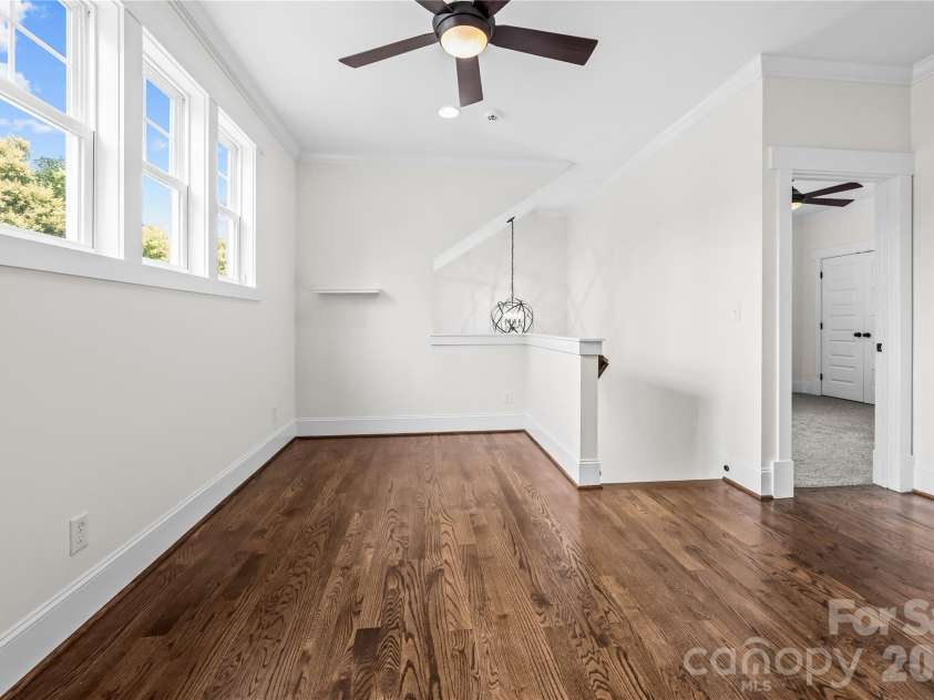 1340 Downs Avenue, Charlotte, NC 28205.  MLS# CAR4387303, YatesRealty ID 33292. Loft area.  Perfect for gym, studio, or office space.