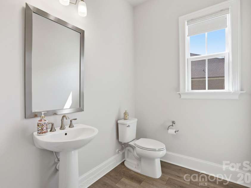 128 Ellison Way, Marvin, NC 28173.  MLS# CAR4394584, YatesRealty ID 33299. Main level 1/2 bath