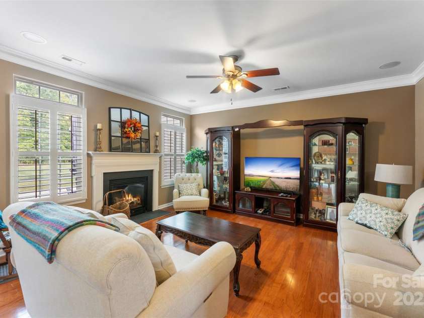 370 Battery Circle, Clover, SC 29710.  MLS# CAR4309546, YatesRealty ID 333. Notice all the extras..Seller added molding and plantation shutters throughout the home for a more custom look and hardwood flooring on main level.