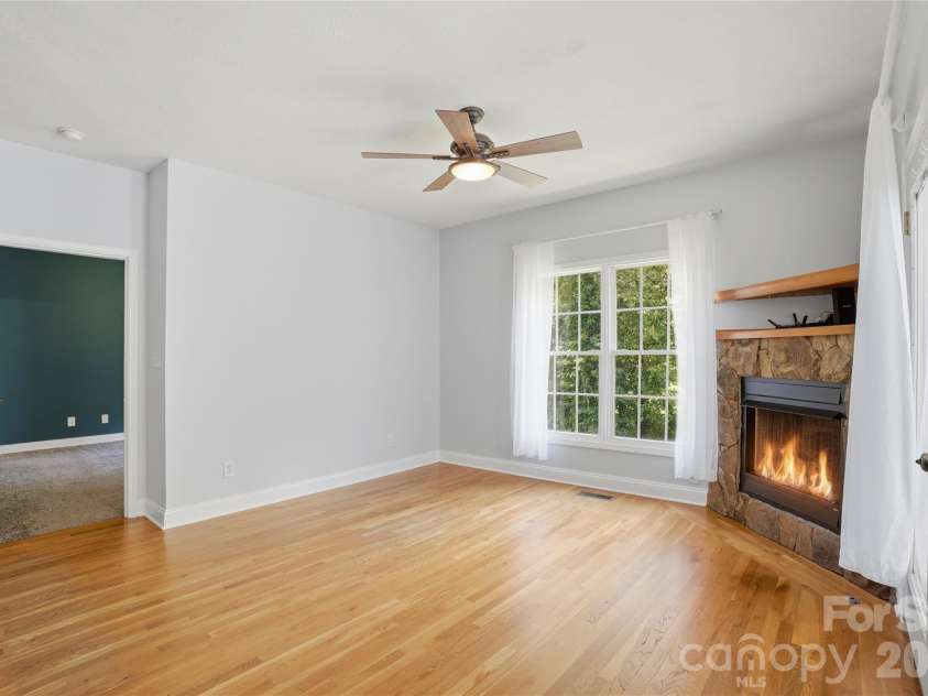 1550 Indian Springs Drive, Conover, NC 28613.  MLS# CAR4395308, YatesRealty ID 33305. Virtual fire added for illustrative purposes