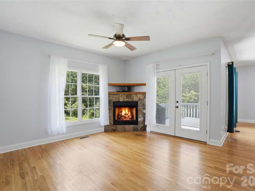 1550 Indian Springs Drive, Conover, NC 28613.  MLS# CAR4395308, YatesRealty ID 33305. Virtual fire added for illustrative purposes