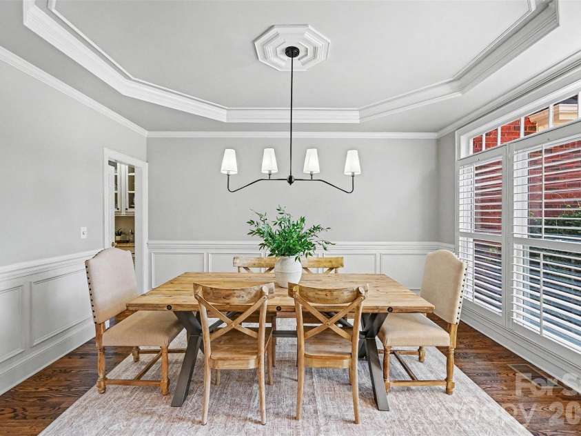 2110 Highland Forest Drive, Marvin, NC 28173.  MLS# CAR4390983, YatesRealty ID 33310. Dining room