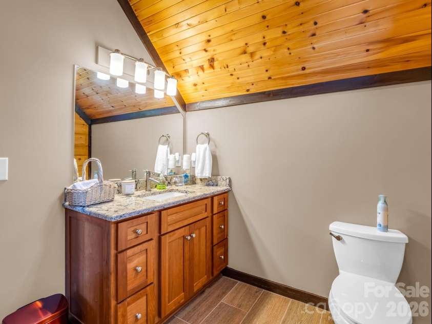 590 Boulder Ridge, Lake Lure, NC 28746.  MLS# CAR4390738, YatesRealty ID 33312. Bath 3 Full Upstairs