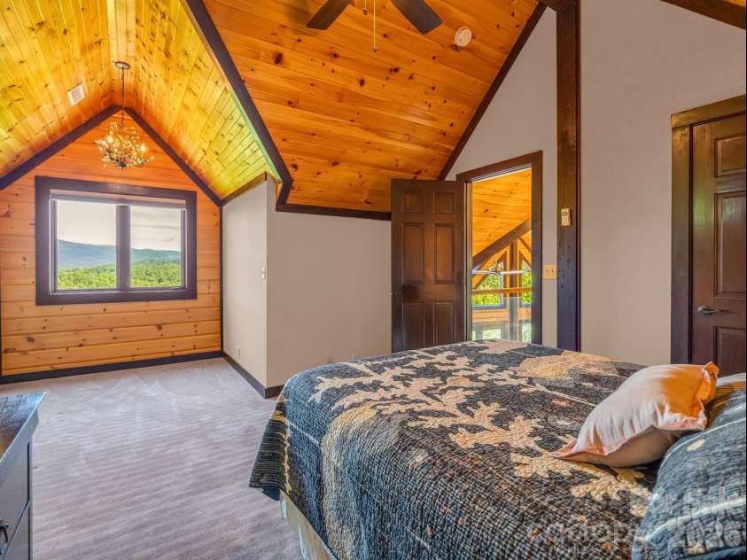 590 Boulder Ridge, Lake Lure, NC 28746.  MLS# CAR4390738, YatesRealty ID 33312. Bedroom 3 Upstairs