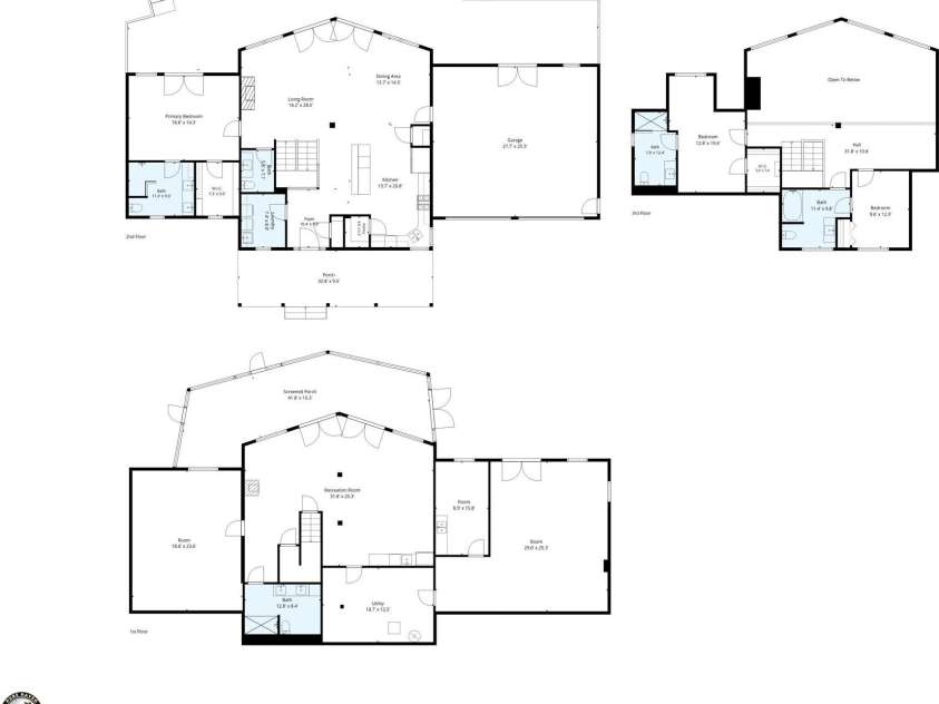 590 Boulder Ridge, Lake Lure, NC 28746.  MLS# CAR4390738, YatesRealty ID 33312. Check out all that space!