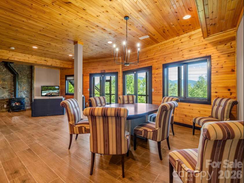 590 Boulder Ridge, Lake Lure, NC 28746.  MLS# CAR4390738, YatesRealty ID 33312. Hangout/game area downstairs
