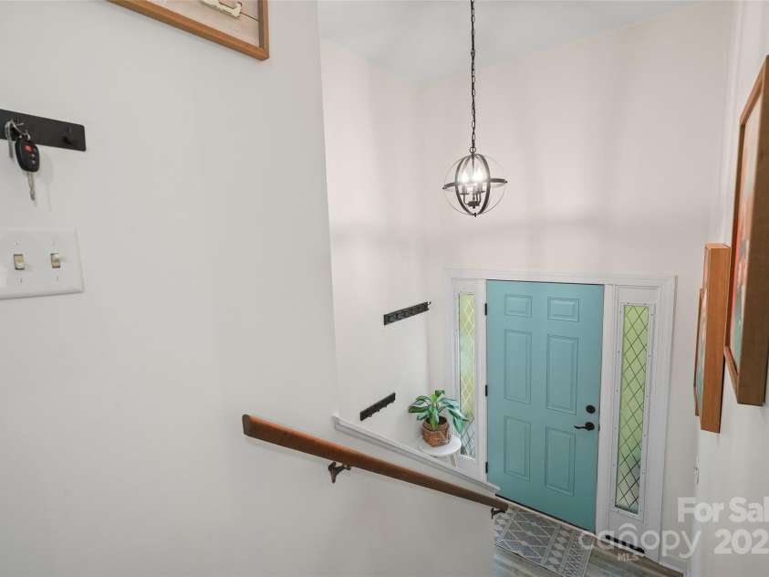 155 Timberlane Drive, Etowah, NC 28729.  MLS# CAR4290050, YatesRealty ID 33313. Front entrance door from inside