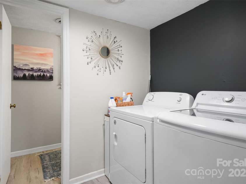 155 Timberlane Drive, Etowah, NC 28729.  MLS# CAR4290050, YatesRealty ID 33313. Laundry room on lower level