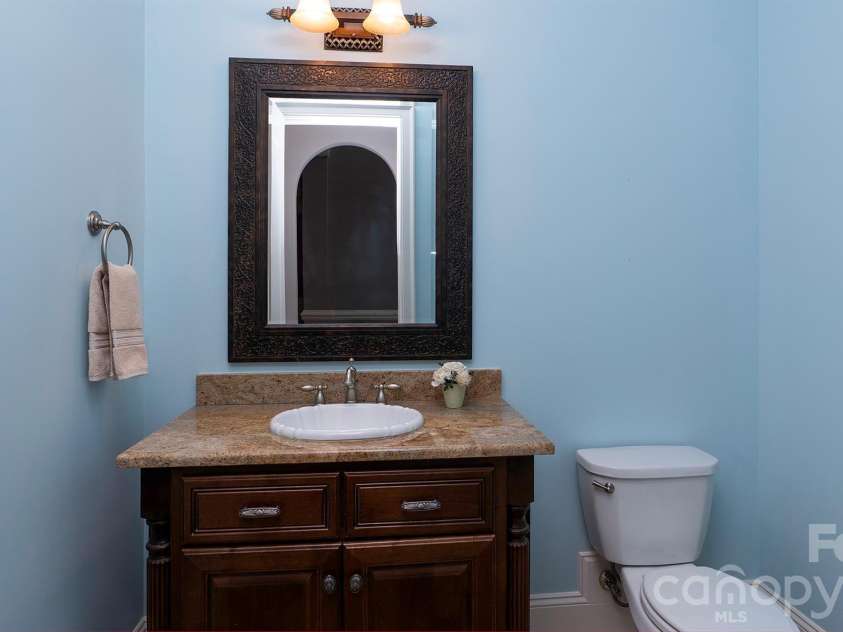 4293 Soaring Eagle Cove Court, Denver, NC 28037.  MLS# CAR4395644, YatesRealty ID 33313. Large powder room...