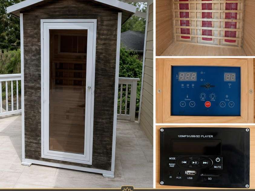 265 Anthony Circle, Charlotte, NC 28211.  MLS# CAR4355827, YatesRealty ID 33319. Custom Infrared Sauna with Digital Controls & Audio System