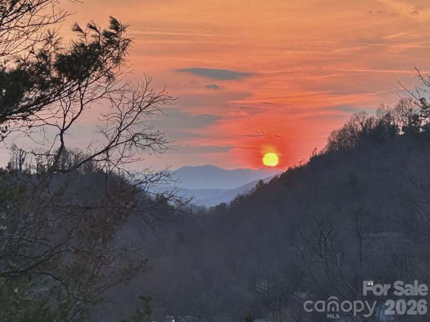 5 Stegall Lane, Asheville, NC 28805.  MLS# CAR4368242, YatesRealty ID 33322. Every sunset is different!
