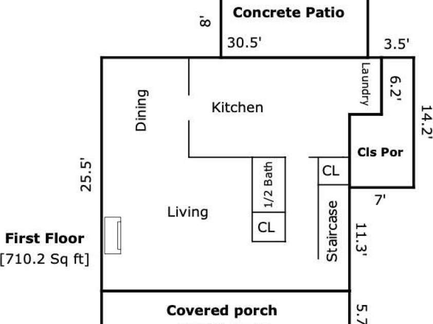 6648 Pinta Court, Charlotte, NC 28227.  MLS# CAR4293720, YatesRealty ID 33329. Main Floor