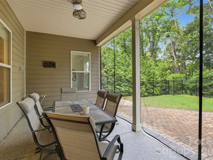 5701 Regal Way, Indian Land, SC 29707.  MLS# CAR4382841, YatesRealty ID 33330. Covered patio in the back