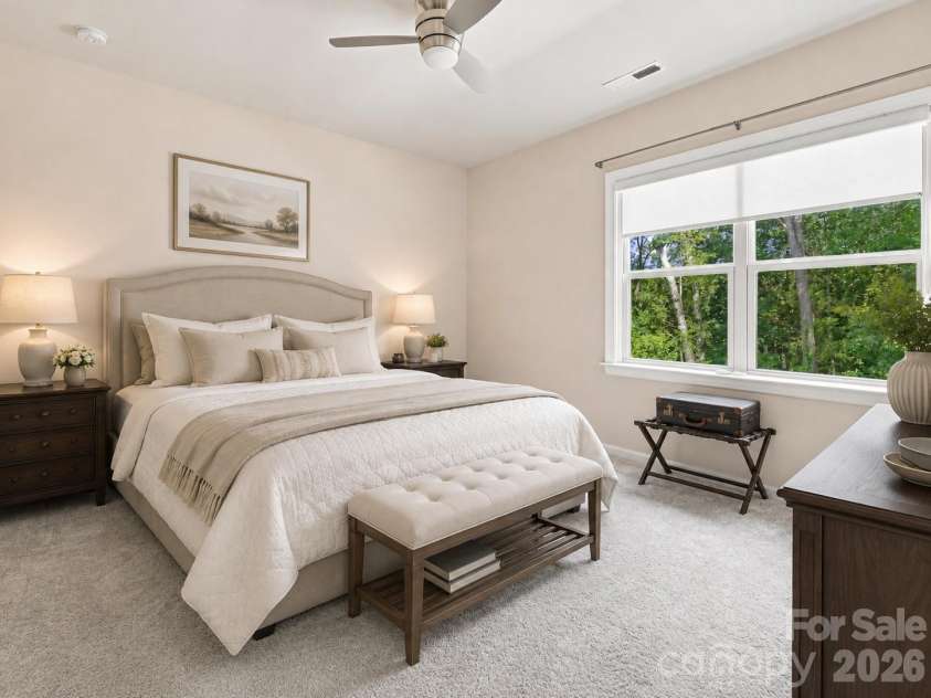 5701 Regal Way, Indian Land, SC 29707.  MLS# CAR4382841, YatesRealty ID 33330. Virtually staged 3rd guest bedroom upstairs