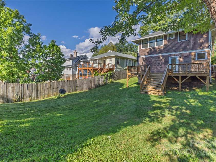 38 Austin Avenue, Asheville, NC 28801.  MLS# CAR4293035, YatesRealty ID 33331. Enjoy sunsets from the west facing rear deck