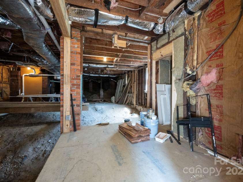 38 Austin Avenue, Asheville, NC 28801.  MLS# CAR4293035, YatesRealty ID 33331. The unfinished basement offers storage and the opportunity to create additional living area