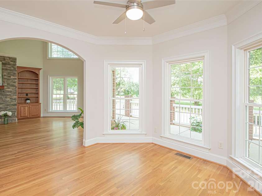 1015 Estate Lane, Matthews, NC 28104.  MLS# CAR4388127, YatesRealty ID 33333. Lots of windows that provide natural light