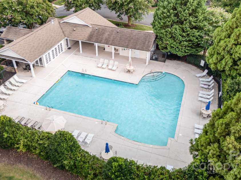 208 Dawn Mist Lane, Fort Mill, SC 29708.  MLS# CAR4291386, YatesRealty ID 33347. Aerial Photo