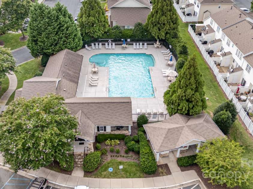 208 Dawn Mist Lane, Fort Mill, SC 29708.  MLS# CAR4291386, YatesRealty ID 33347. Aerial Photo
