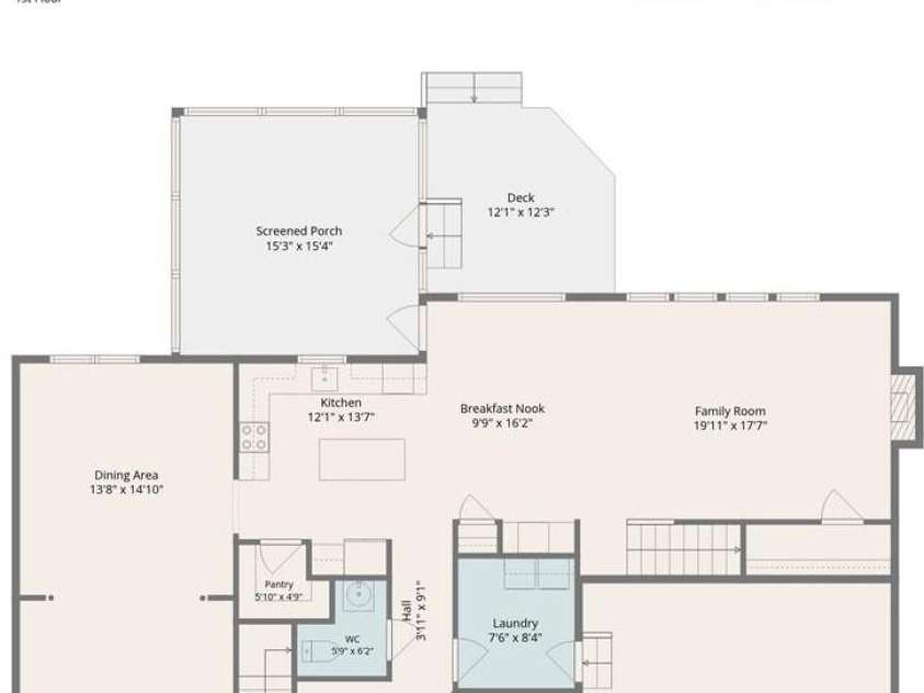 9125 Grove Tree Lane, Huntersville, NC 28078.  MLS# CAR4395954, YatesRealty ID 33349. Floorplan