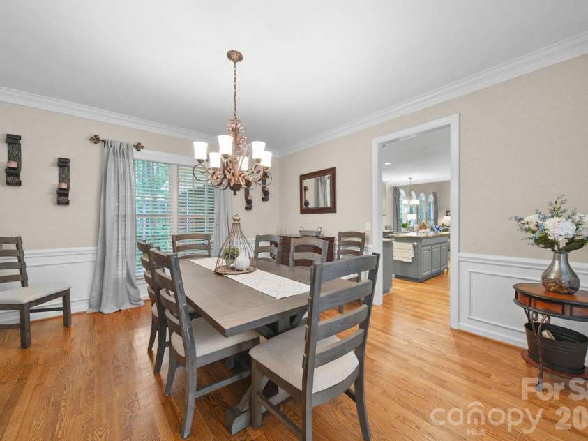 9125 Grove Tree Lane, Huntersville, NC 28078.  MLS# CAR4395954, YatesRealty ID 33349. Large Formal Dining Room