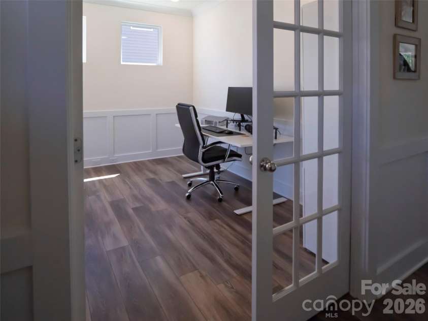 2313 Windley Drive, Gastonia, NC 28054.  MLS# CAR4390763, YatesRealty ID 33352. Downstairs Office or Flex Space