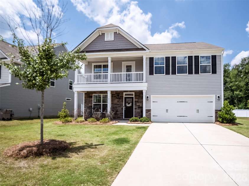 2313 Windley Drive, Gastonia, NC 28054.  MLS# CAR4390763, YatesRealty ID 33352. Front Exterior from Street