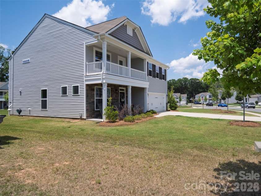 2313 Windley Drive, Gastonia, NC 28054.  MLS# CAR4390763, YatesRealty ID 33352. Side View with Porch