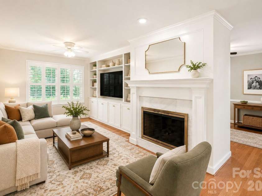 6740 Constitution Lane, Charlotte, NC 28210.  MLS# CAR4390760, YatesRealty ID 33361. Virtually staged