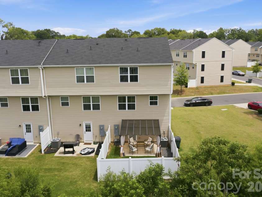 6121 Cutwater Circle, Charlotte, NC 28269.  MLS# CAR4396592, YatesRealty ID 33362. Rear View