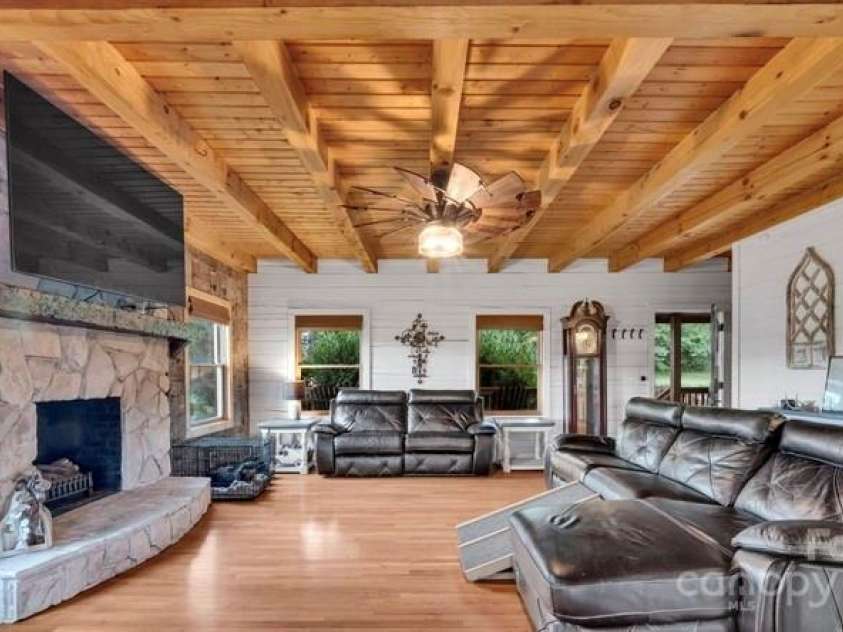 112 Gene Mcgaha Lane, Mooresboro, NC 28114.  MLS# CAR4276024, YatesRealty ID 33363. Living Room