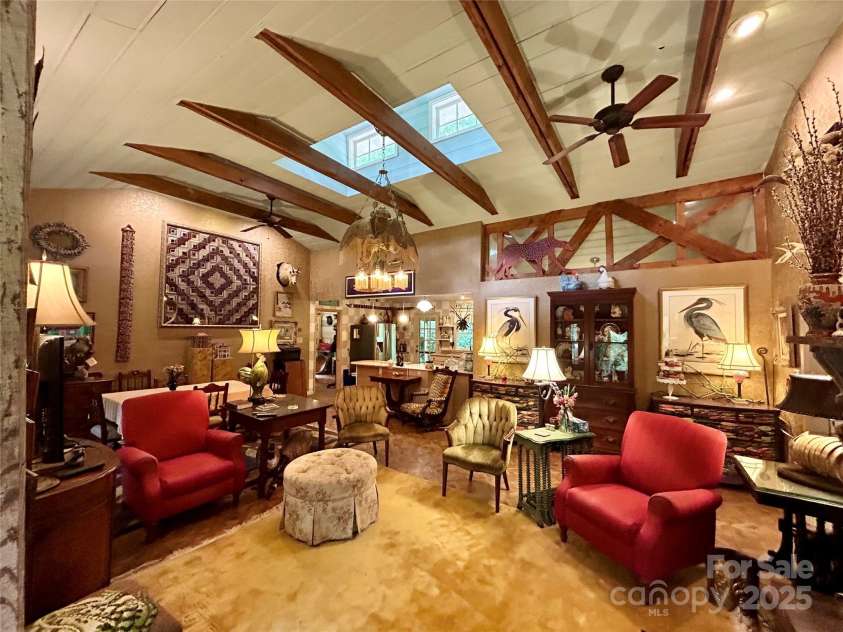 100 Ivy Hill Lane, Tryon, NC 28782.  MLS# CAR4273612, YatesRealty ID 33368. Living Room