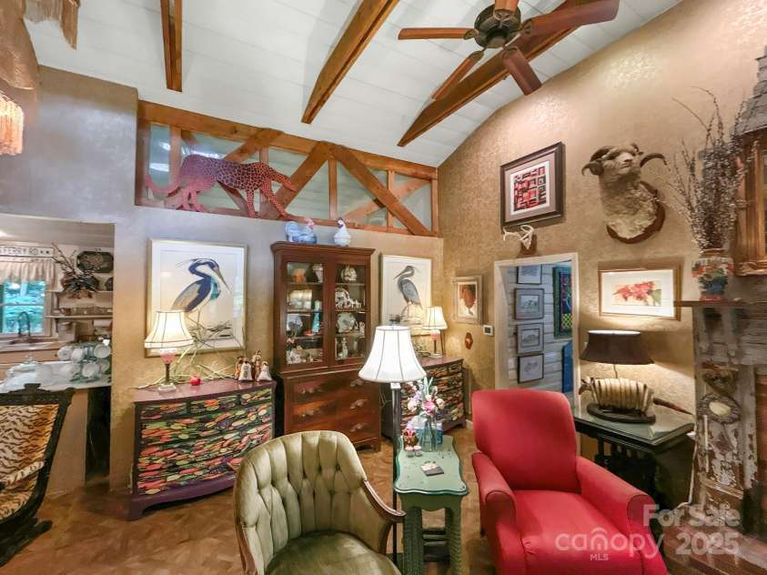 100 Ivy Hill Lane, Tryon, NC 28782.  MLS# CAR4273612, YatesRealty ID 33368. Living Room