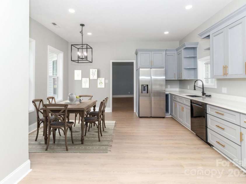 309 Ross Street, Marshville, NC 28103.  MLS# CAR4285303, YatesRealty ID 33369. Virtually Staged Dining Area