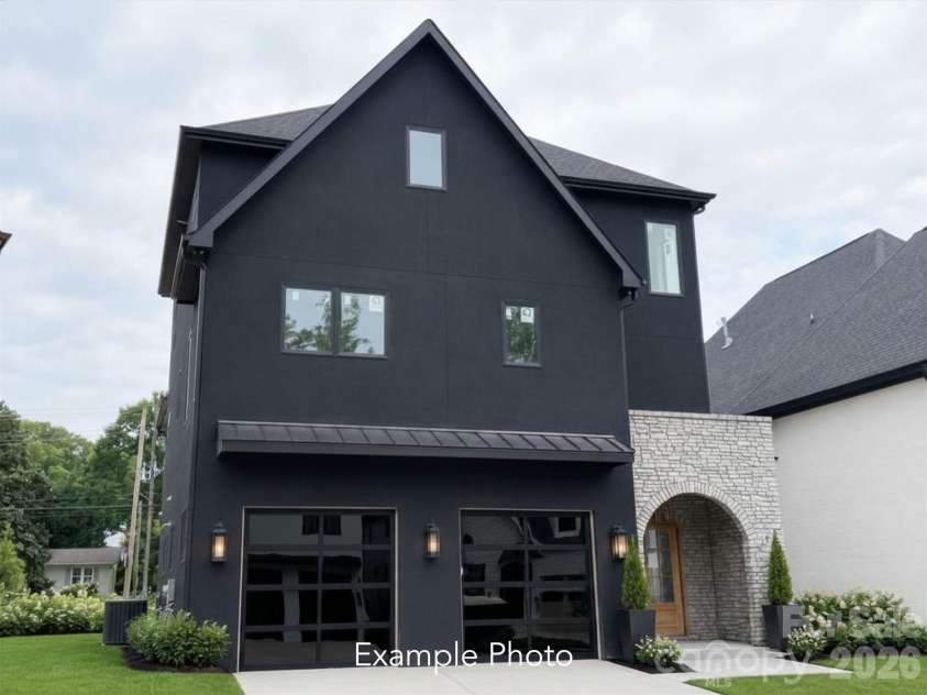 927 Laurel Creek Lane, Charlotte, NC 28211.  MLS# CAR4370623, YatesRealty ID 33369. RENDERING - Front Exterior