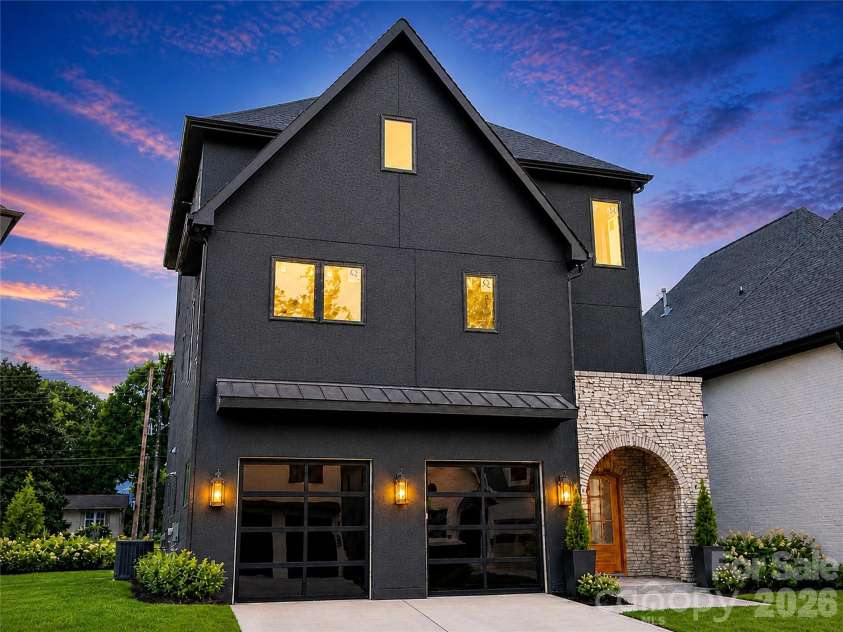 927 Laurel Creek Lane, Charlotte, NC 28211.  MLS# CAR4370623, YatesRealty ID 33369. RENDERING - Front Exterior